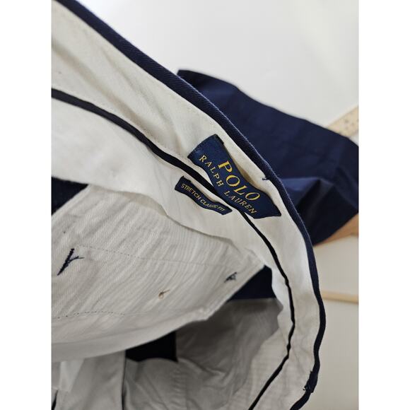 Polo Ralph Lauren Men's Shorts Classic Fit 5-Pocket Size 40 Color Navy Blue - Picture 4 of 4